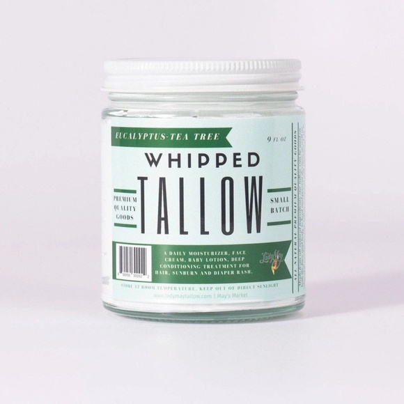 Grass Fed Beef Tallow *Eucalyptus Tea Tree Whipped - Picture 1 of 1
